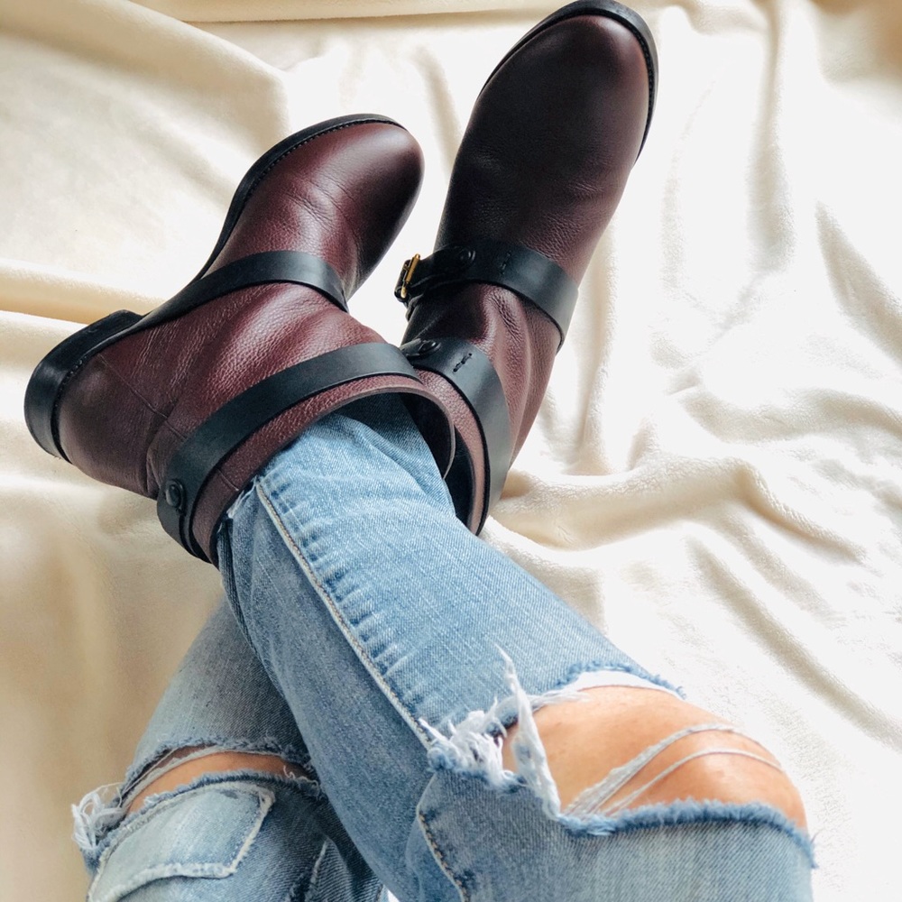 Chloé Double Buckle Moto Boot - Picture 2 of 8